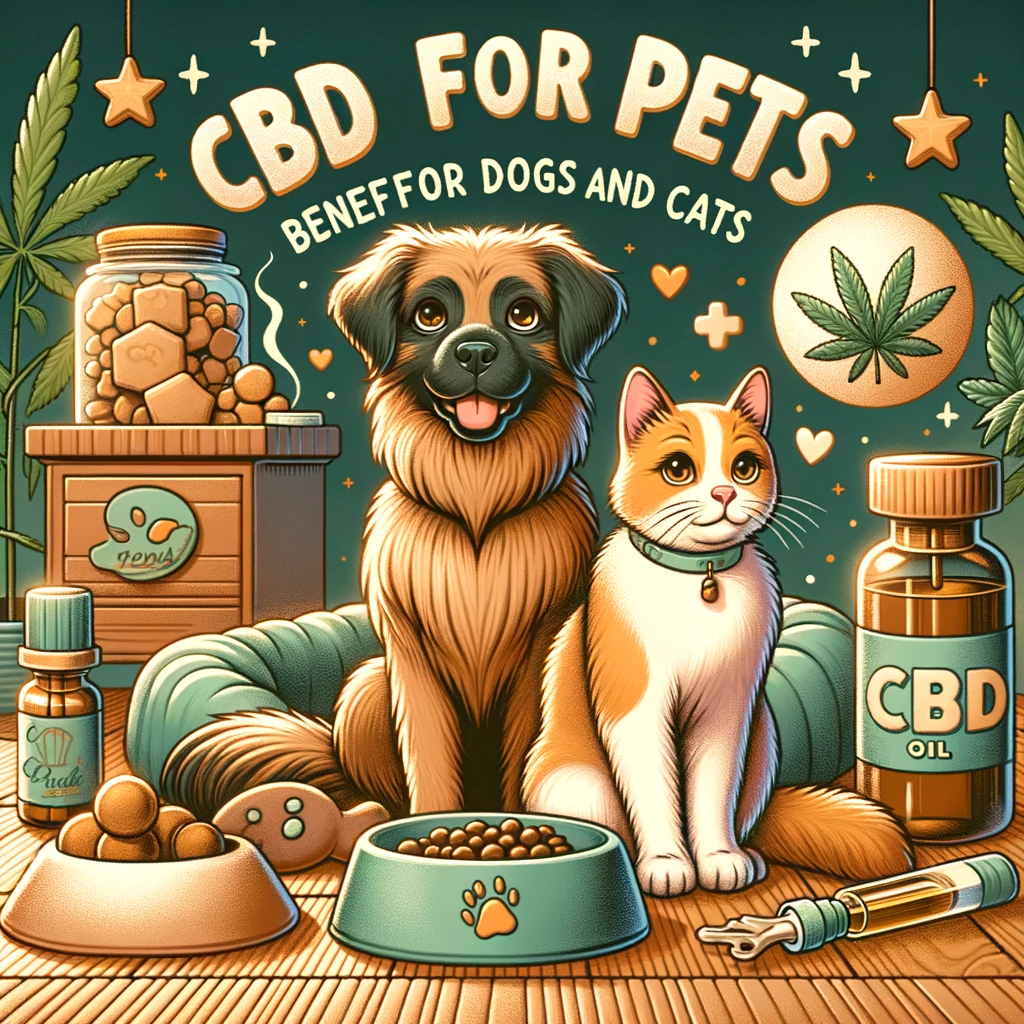 CBD pour les Animaux - Bienfaits pour Chiens et Chats